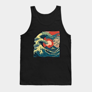 Japanese Wave Tank Top